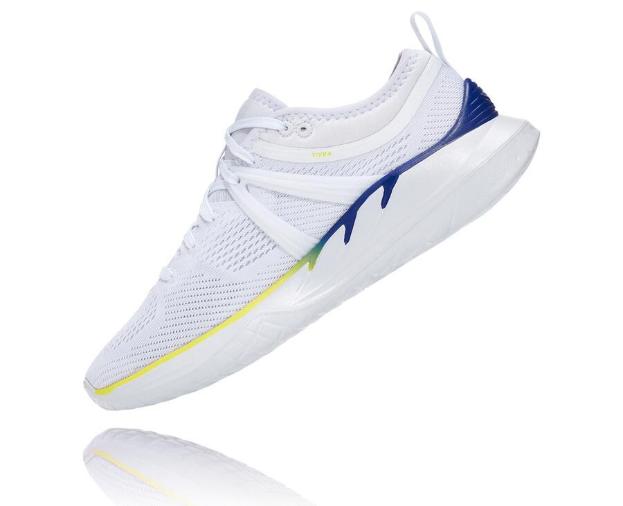 Hoka Australia One One Tivra - Womens Running Shoes White - KRDCW-1029